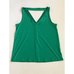 Banana Republic Women’s Sleeveless Teal V-Neck Top Small